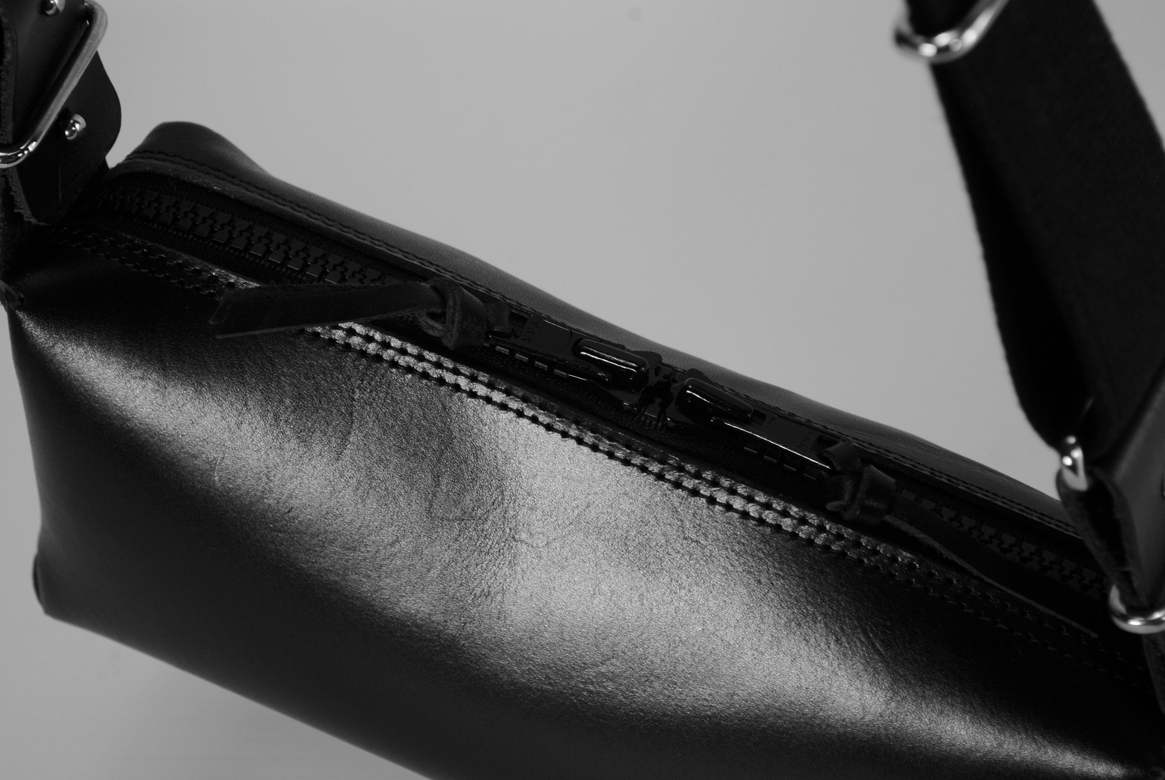 Panther crossbody bag leather organiser carry everywhere everyday storage handcrafted British