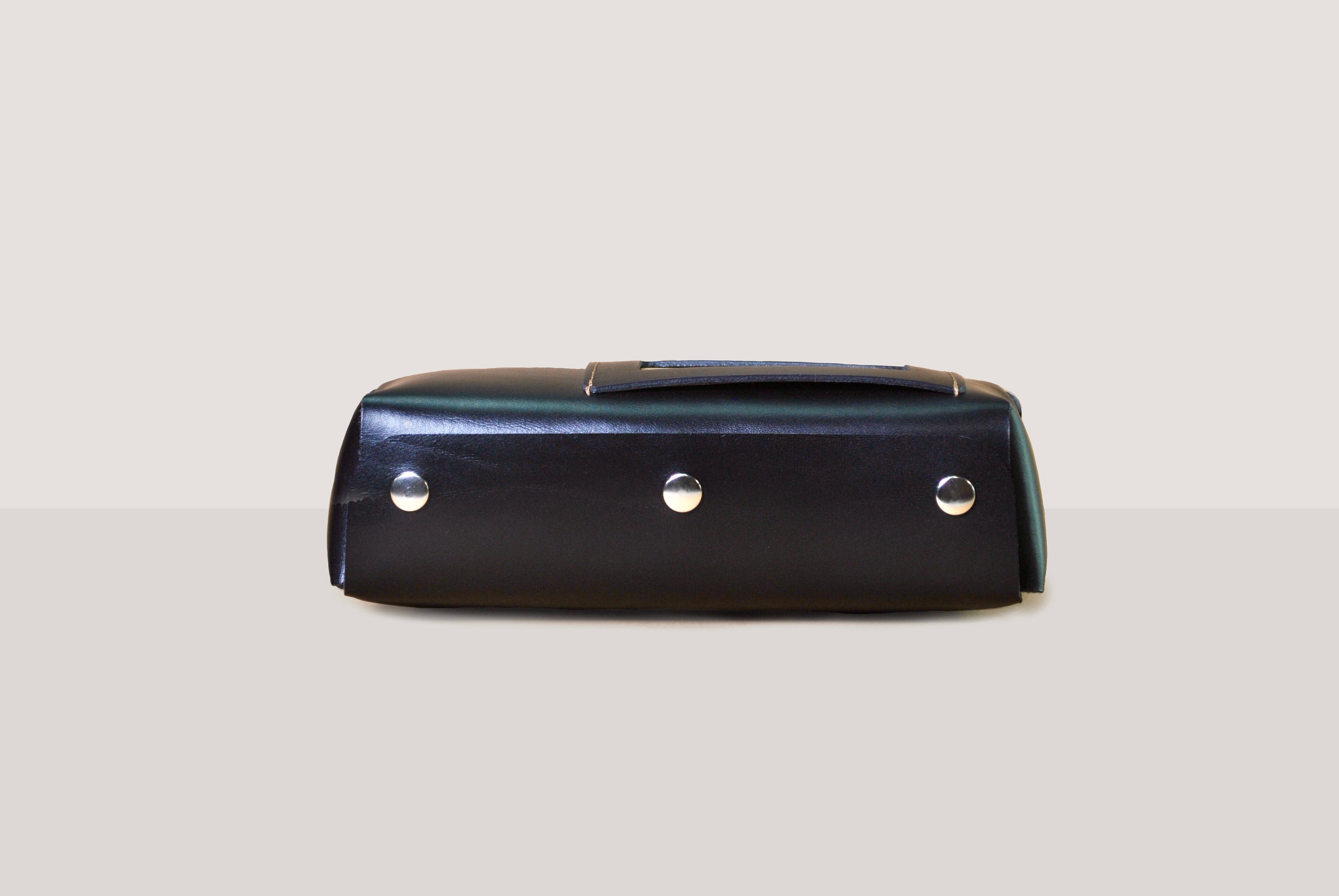Puffin Pocket leather pouch organiser archive storage handcrafted British