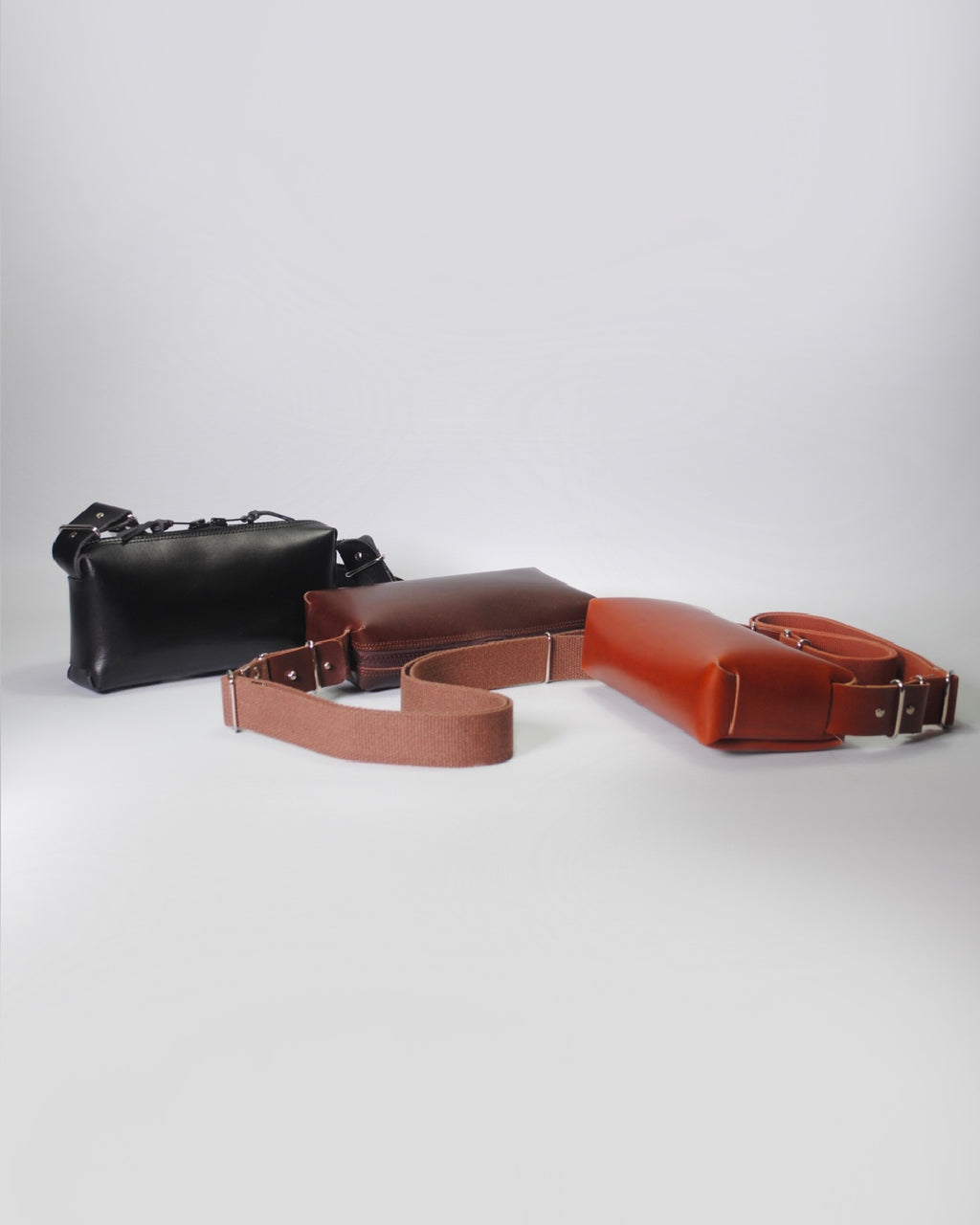 Panther crossbody bag leather organiser carry everywhere everyday storage handcrafted British