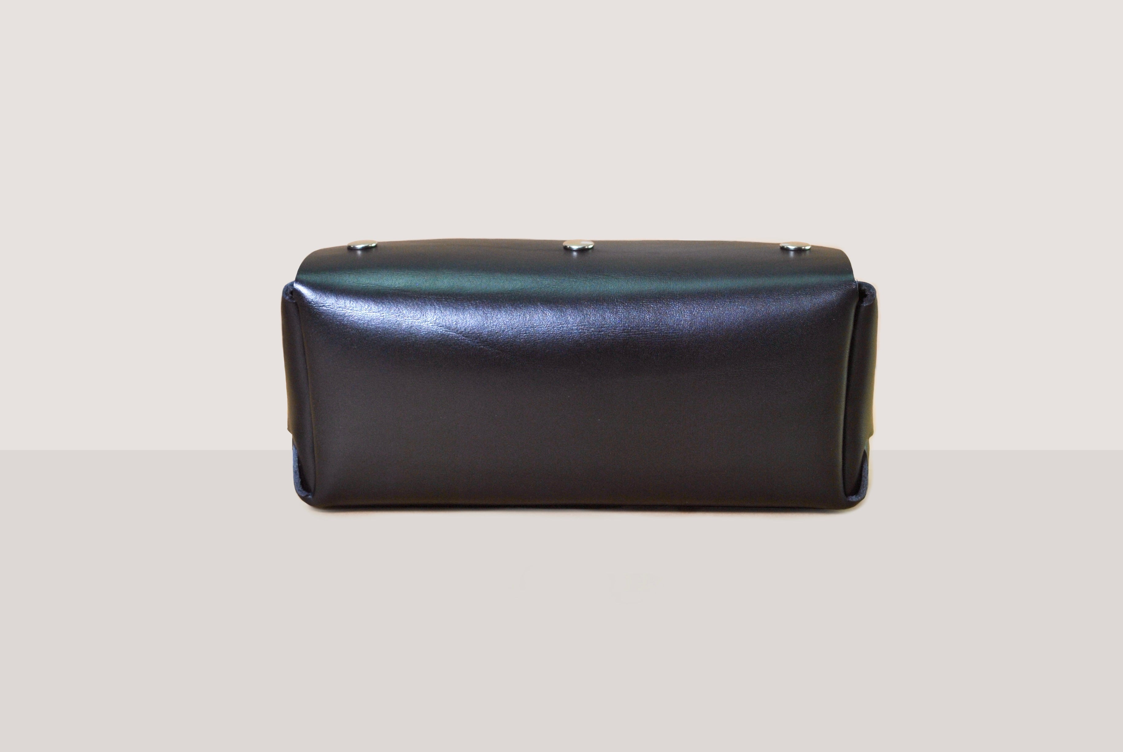 Puffin Pocket leather pouch organiser archive storage handcrafted British