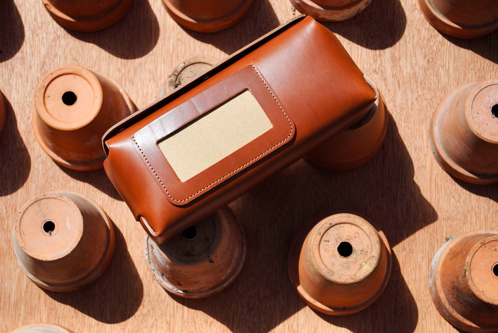 Puffin Pocket Leather Pouch Utility Storage Organiser Standard